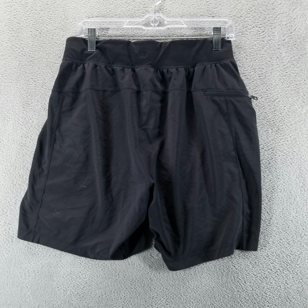 Lululemon Shorts Mens M Black T.H.E. Short Drawstring Pockets 7" Gym Training - Picture 2 of 11
